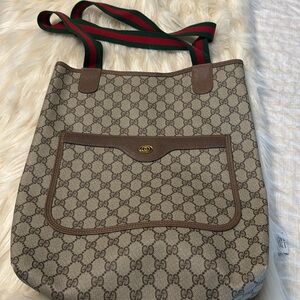 Gucci Sherry Line PVC tote. Used once. Amazing condition. Authentic. Like new